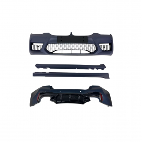 Bare front bumper BMW 5 G30 17-20 EUR, for 6 parking sensors, without washers, M Sport,