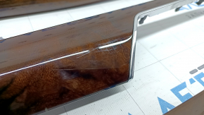 Set of interior trims for Audi Q5 80A 18-24 in walnut wood, Quattro, scratches, air vent varnish, broken guide