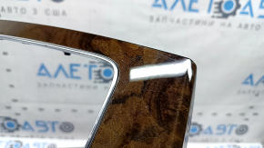 Set of interior trims for Audi Q5 80A 18-24 in walnut wood, Quattro, scratches, air vent varnish, broken guide