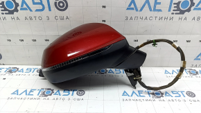 Right side mirror assembly for Audi Q5 80A 18-24V 15+4 pins, turn signal, auto-dimming, heated, BSM, camera, red