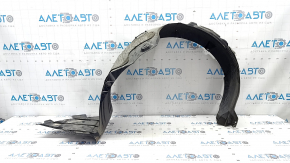 Front right fender liner Hyundai Sonata 11-15 hybrid cracks, breaks