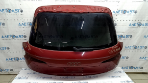 Bare tailgate with glass for Audi Q5 80A 18-20 red LY3S, with trapezoid and leash, broken leash