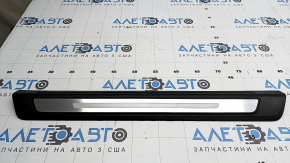 Audi Q5 80A 18-24 black and chrome outer door sill trim, scratches