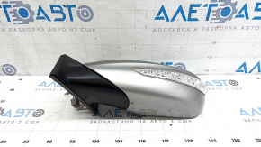 Left side mirror assembly for Hyundai Sonata 11-15, 7 pins, turn signal, heated, silver