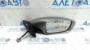 Right side mirror assembly for Hyundai Sonata 11-15, 7 pins, turn signal, heated, silver, worn