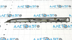 Lower rear right door trim for Hyundai Sonata 11-15 hybrid, chrome, broken mount