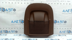 Rear passenger seat backrest trim for Audi Q5 80A 18-24, brown, with mesh, broken latch