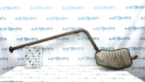 Muffler rear part with barrel Hyundai Sonata 11-15 hybrid