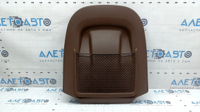 Rear driver's seat backrest pad for Audi Q5 80A 18-24, brown, with mesh, broken fastener, broken fastener