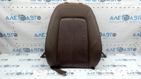 Audi Q5 80A 18-20 driver's seat back upholstery, brown leather, Standard, heated, scratches