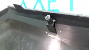 Hyundai Sonata 2014-2015 hybrid front bumper lower grille trim, texture, scratches, dented, cracks in fasteners