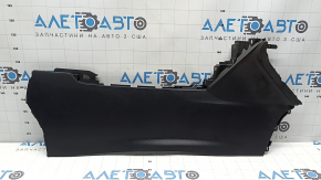 Left side center console trim for Toyota Venza 21-24, black