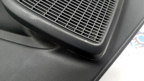 Door trim panel, rear right, Audi Q5 80A 18-20, black, with wood insert, brown leather armrest, under the curtain, Bang & Olufsen, scratches