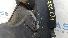 Front right fender liner, front part of BMW X3 G01 18-21, worn, cracked