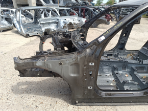 Front left quarter panel of BMW X3 G01 18-24 on the body, brown