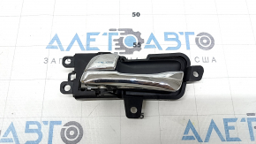 Hyundai Sonata 11-14 chrome front left inner door handle with scratches