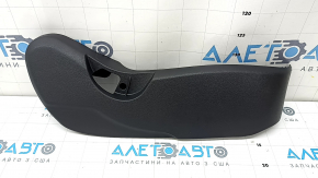 Right side passenger seat trim for Hyundai Sonata 11-15, black, manual, scratches