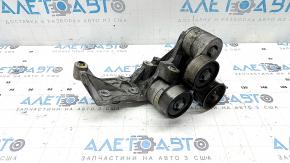 Drive belt tensioner pulley with bracket for Hyundai Sonata 11-15 hybrid