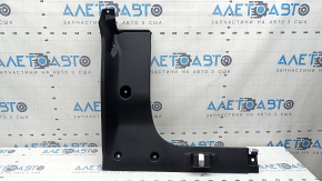 Left rear seat back trim for Hyundai Sonata 20-26, black, scratches