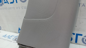 Right upper center pillar trim for Hyundai Sonata 11-15, gray, worn