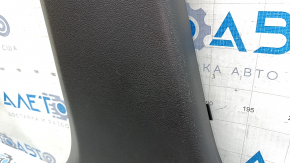 Lower left center pillar trim for Hyundai Sonata 11-15, black, worn