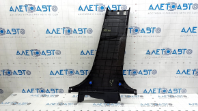 Lower left center pillar trim for Hyundai Sonata 11-15, black, worn