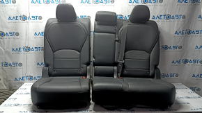 Rear row of seats 2nd row Infiniti QX50 19-20 leather black