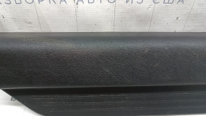 Front left door sill plate for Hyundai Sonata 11-15, black, worn