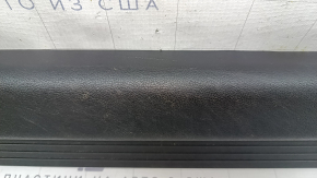 Front left door sill plate for Hyundai Sonata 11-15, black, worn