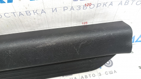 Front right door sill plate for Hyundai Sonata 11-15, black, scratches