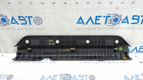 Front right door sill plate for Hyundai Sonata 11-15, black, scratches