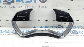 Black steering wheel controls for Hyundai Sonata 20-23 with trim