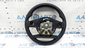 The steering wheel is bare, Hyundai Sonata 20-23, black rubber, with paddle shifters, and a lining.