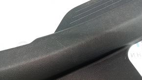 Rear left door sill plate for Hyundai Sonata 11-15, black, type 2, scratches