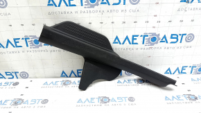 Rear right door sill plate for Hyundai Sonata 11-15, black, type 2, scratches