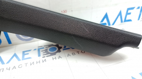 Rear right door sill plate for Hyundai Sonata 11-15, black, type 2, scratches