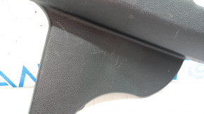 Rear right door sill plate for Hyundai Sonata 11-15, black, type 2, scratches