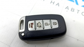 Hyundai Sonata 11-15 smart key, 4 buttons, chrome chipped, scratches