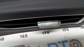 Right Hyundai Sonata 20-23 black front panel trim with deflectors, with start-stop, peeling chrome