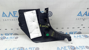Left lower front pillar trim for Hyundai Sonata 20-22, black, scratches