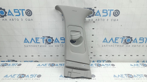 Left center pillar trim, upper belt, Hyundai Sonata 20-22, gray, scratches