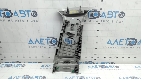 Left center pillar trim, upper belt, Hyundai Sonata 20-22, gray, scratches