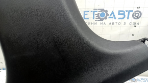 Hyundai Sonata 20-22 lower right center pillar trim, black, scratches