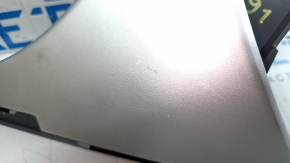 Front upper left center console trim for Hyundai Sonata 11-15, gray, broken fastener, scratches