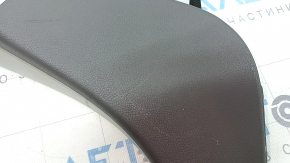 Front upper right center console trim for Hyundai Sonata 11-15, gray, worn
