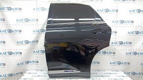 Rear left door assembly for Lexus RX450h 10-15 hybrid, tinted, black 212, with bumpers