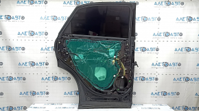 Rear left door assembly for Lexus RX450h 10-15 hybrid, tinted, black 212, with bumpers