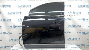 Front left door assembly for Lexus RX350 RX450h 10-15 keyless, black 212, dented, bumps