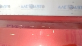 Rear bumper assembly for Audi Q5 80A 18-20 red, with parking sensors, BSM, lights, wiring, scratches, bumps