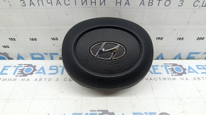 Black steering wheel airbag for the driver's side of the Hyundai Sonata 20-23, HEV